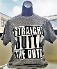 Straight Outta the Dotte Gray Tshirt Image