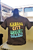 KCKCC Vintage Groovy Letter Brown Tshirt Image