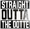 Cover Image for Straight Outta the Dotte Black Tshirt