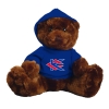 6" KCK Dark Brown Teddy Bear with Hoodie Image